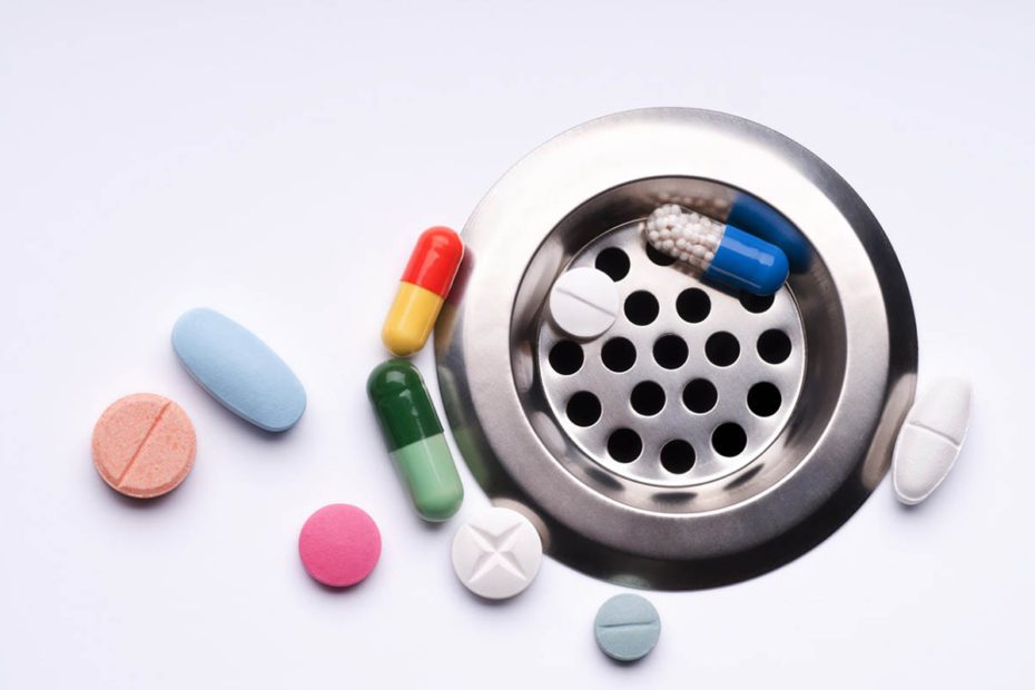 Unflushable pills are one of 6 things not to flush.