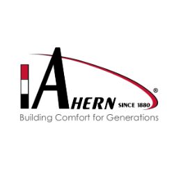 J.F. Ahern logo with tagline "Building Comfort for Generations"