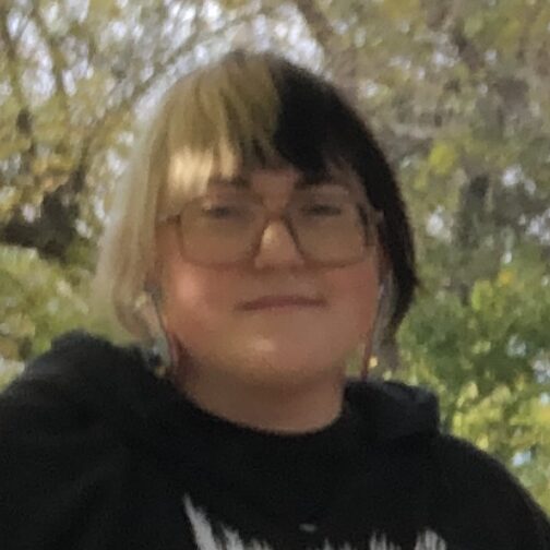 A headshot of 2022 artist/educator in residence nipinet landsem.